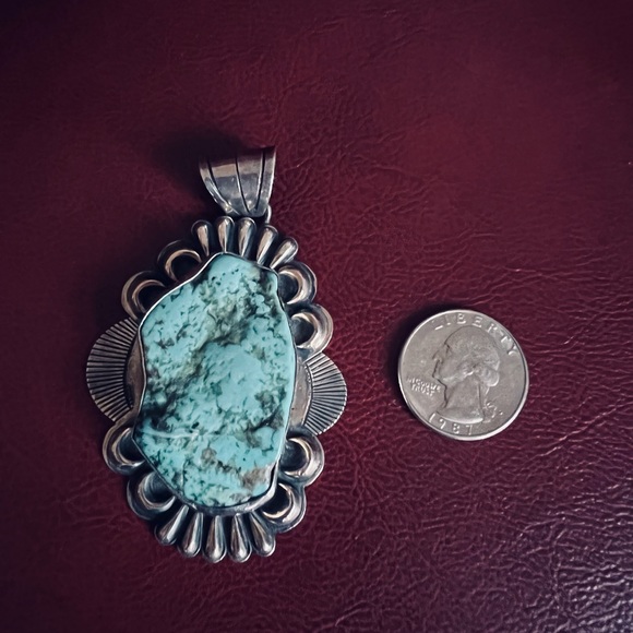 Navajo Sterling Silver Pendant - Picture 5 of 5